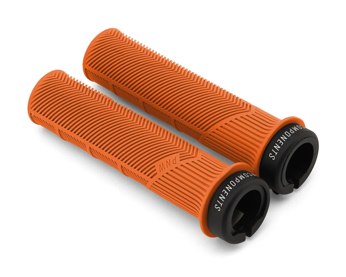 PNW Components Range Lock-On Grips (Safety Orange) (Regular)